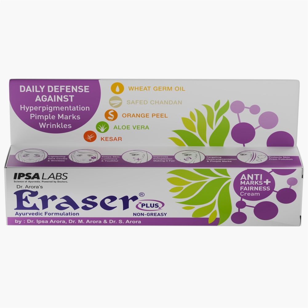 Eraser Plus Ayurvedic Anti Marks and Fairness Cream - 15 GM - Image 2